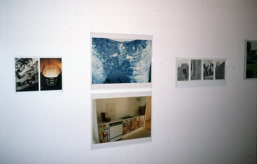 Installation view of psychoarchitecture, a joint collaborative effort from Picture Generation artists Matin Kippenberger and Richard Prince. Some works shown.