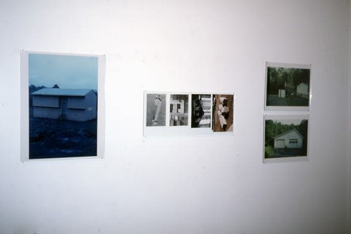 Installation view of psychoarchitecture, a joint collaborative effort from Picture Generation artists Matin Kippenberger and Richard Prince. Some works presented.