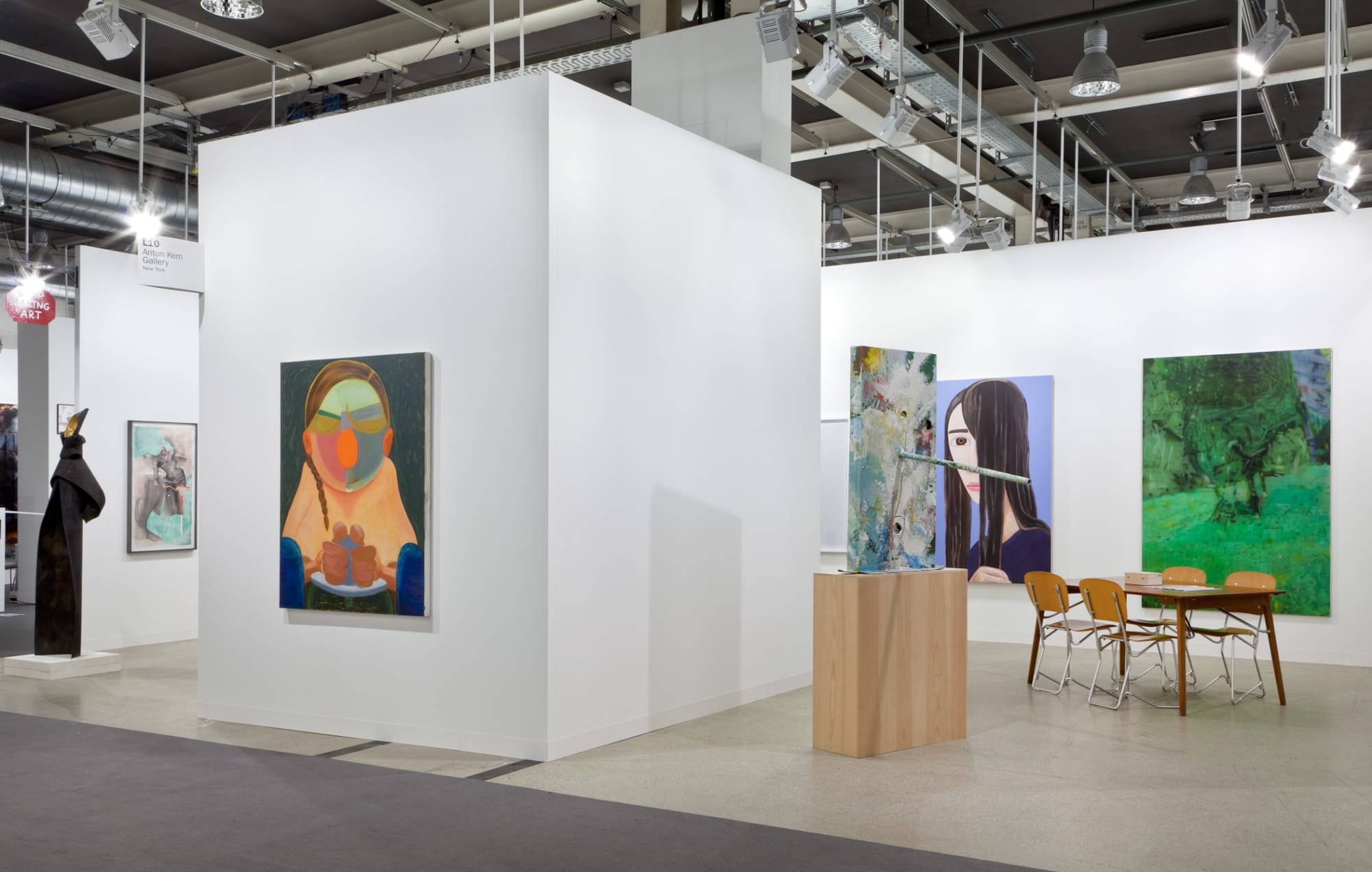 Installation view of Art Basel 2015. Other entrance into booth.