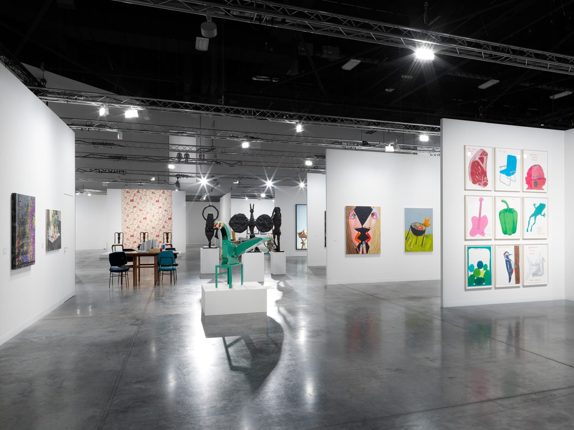 More booth views at Miami Beach.