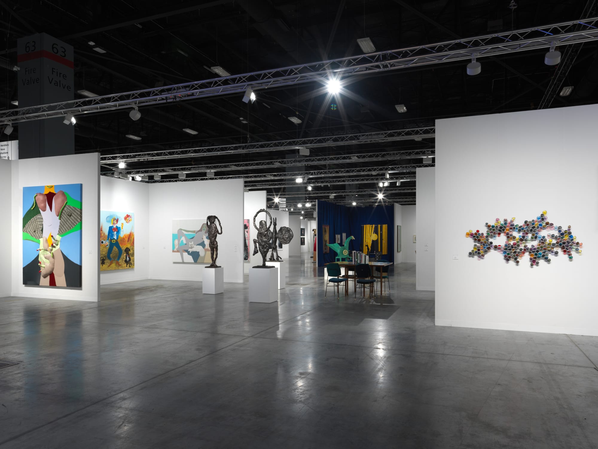 Installation view of day three at Art Basel Miami.