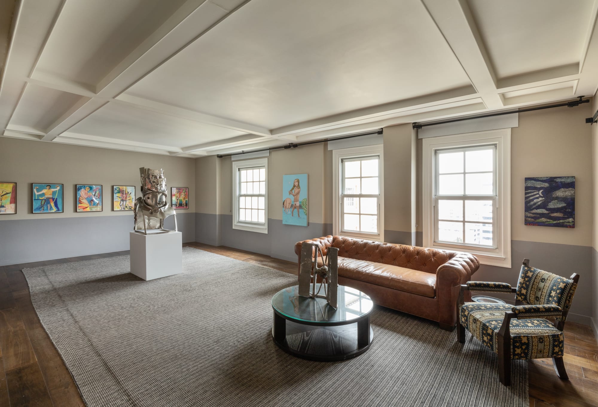 Fair shots -- Felix --- featuring many gallery artists and a range of mediums, paintings, sculpture, etc.