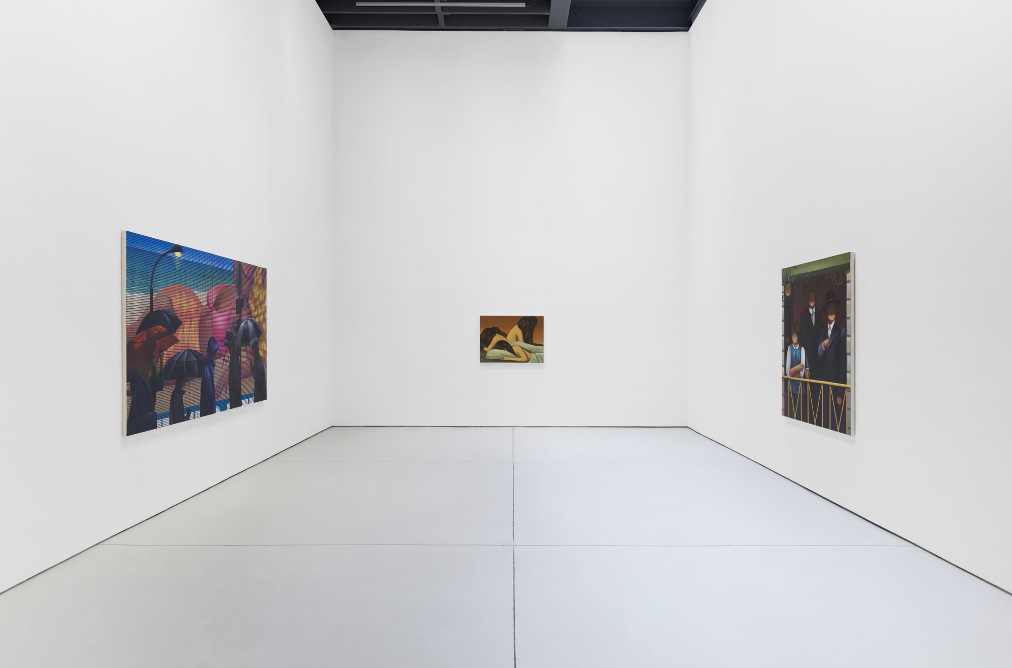 Installation view #2 of Julie Curtiss, "Somnambules" at Anton Kern Gallery featuring multiple artworks.