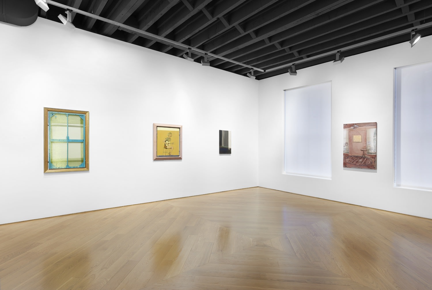 Installation view #6 of Merlin James "Far and Near" at Anton Kern Gallery