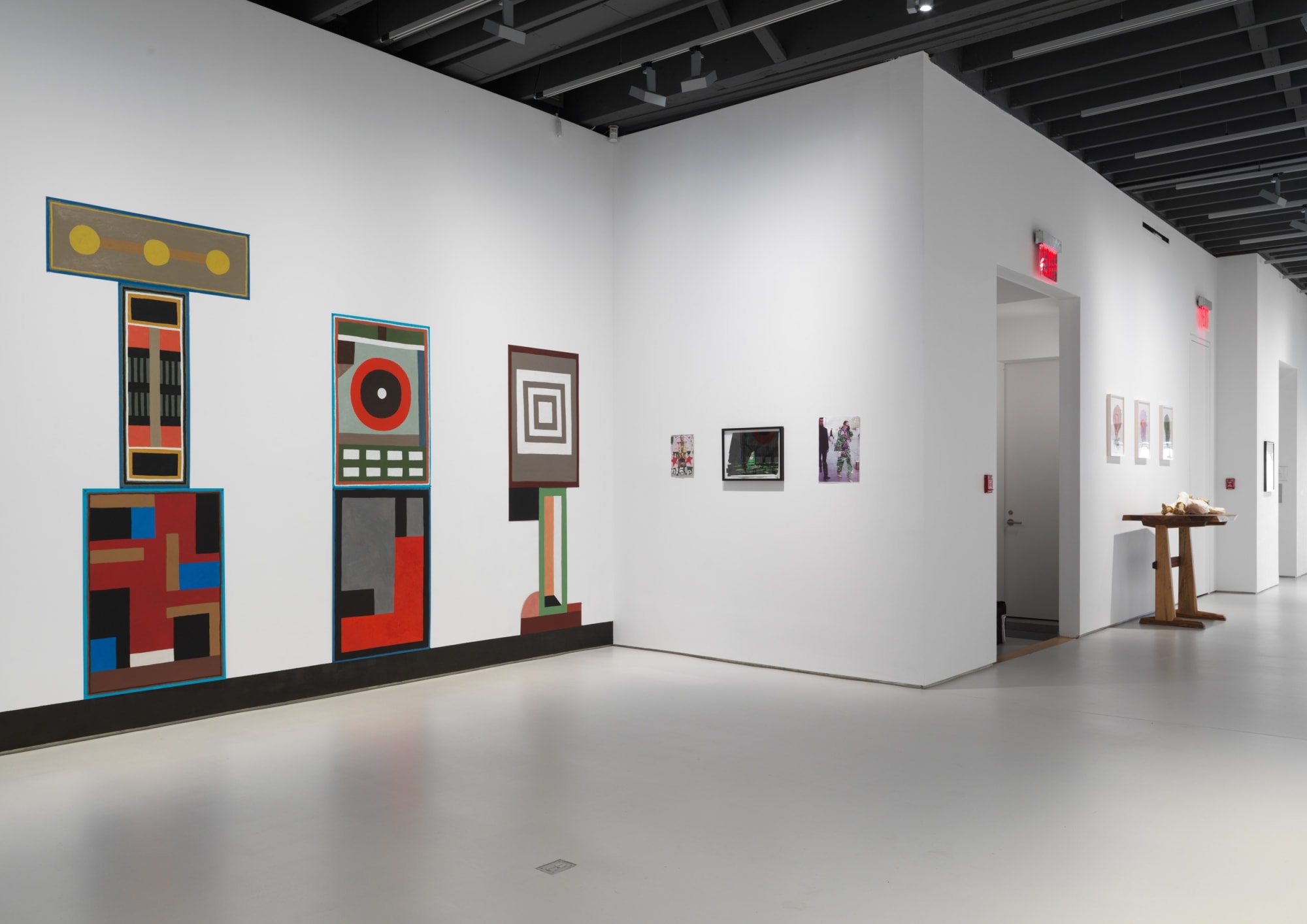 Installation view of the gallery's exhibition 'Old Technology.' A group exhibition--the first after closures due to the pandemic. An additional shot of Du Pasquier's work alongside some smaller pieces.