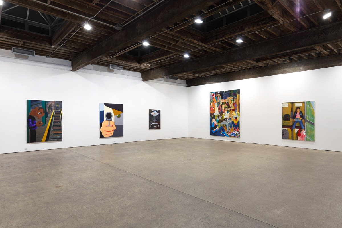 I Installation view of Nicole Eisenman solo show. A few works shown here.
