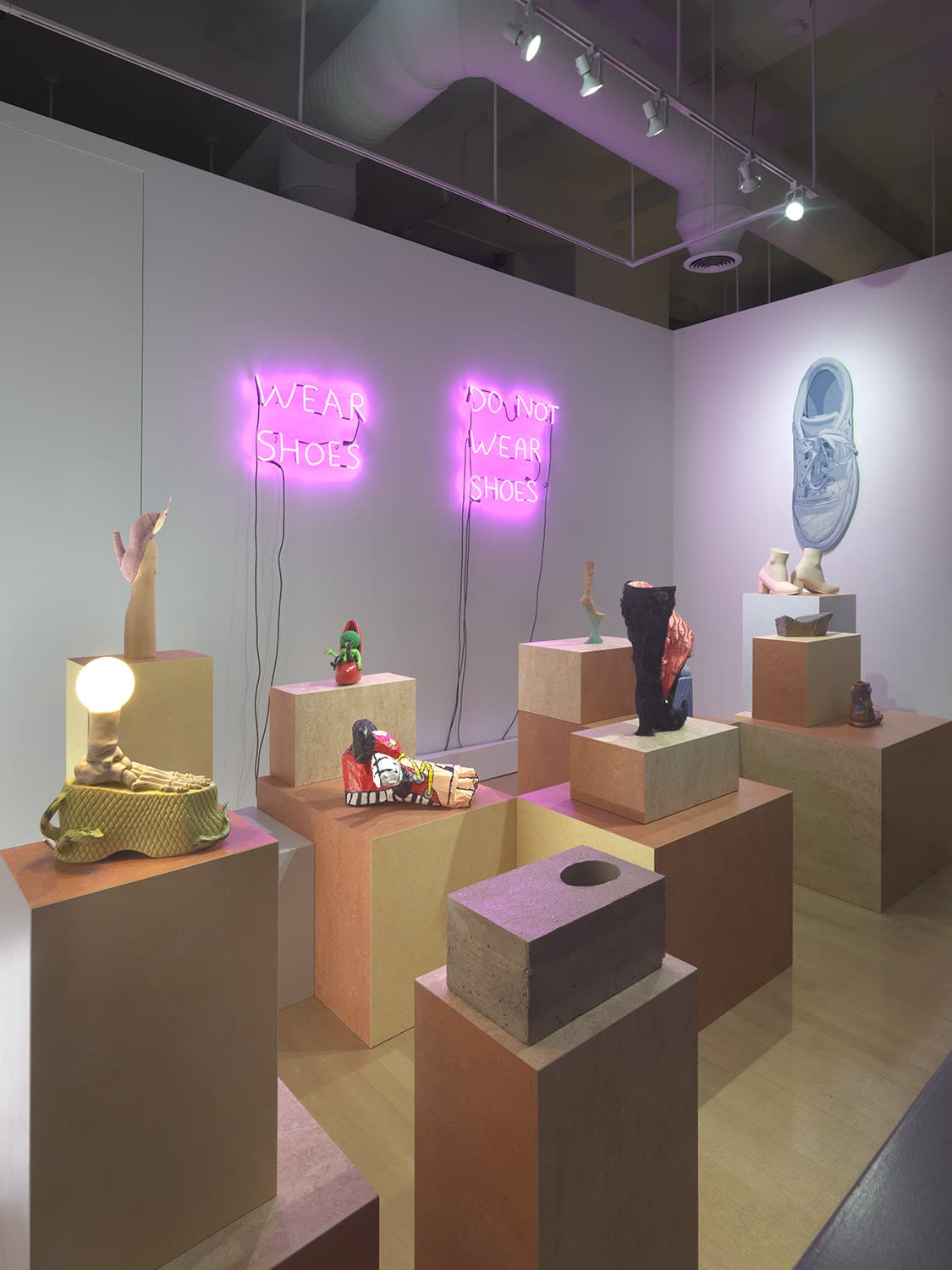 Installation view of the Shoo Sho, featuring some additional works.