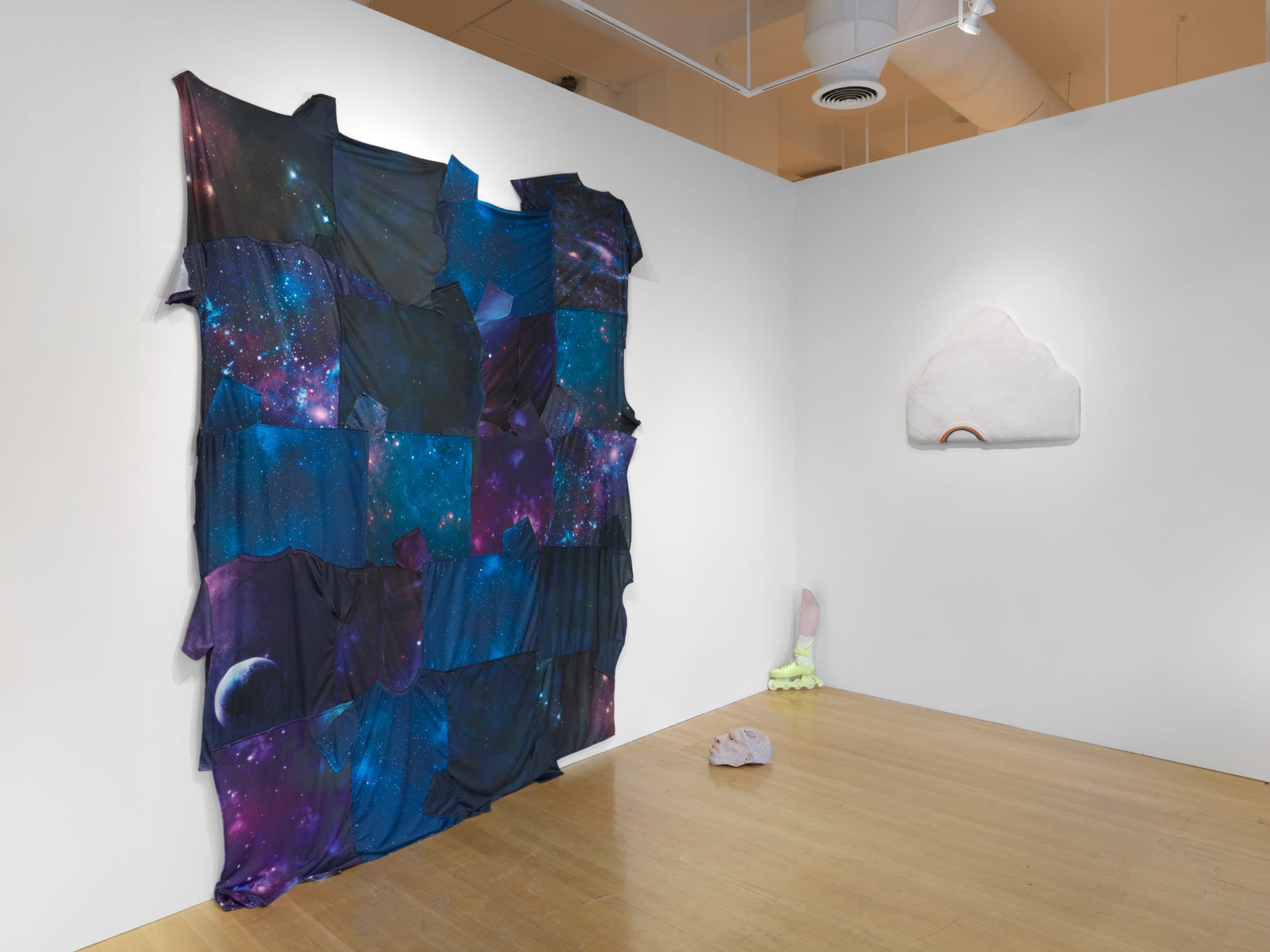 Installation view of Richard Hughes' WINDOW show.