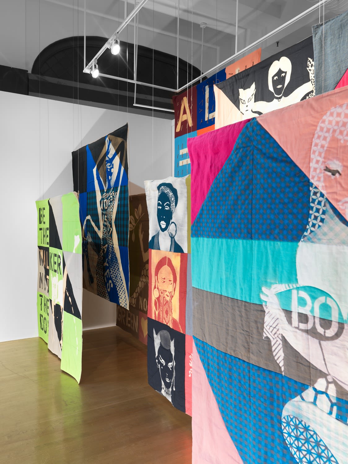 Installation view of Lara Schnitger and Matthew Monahan's WINDOW show.