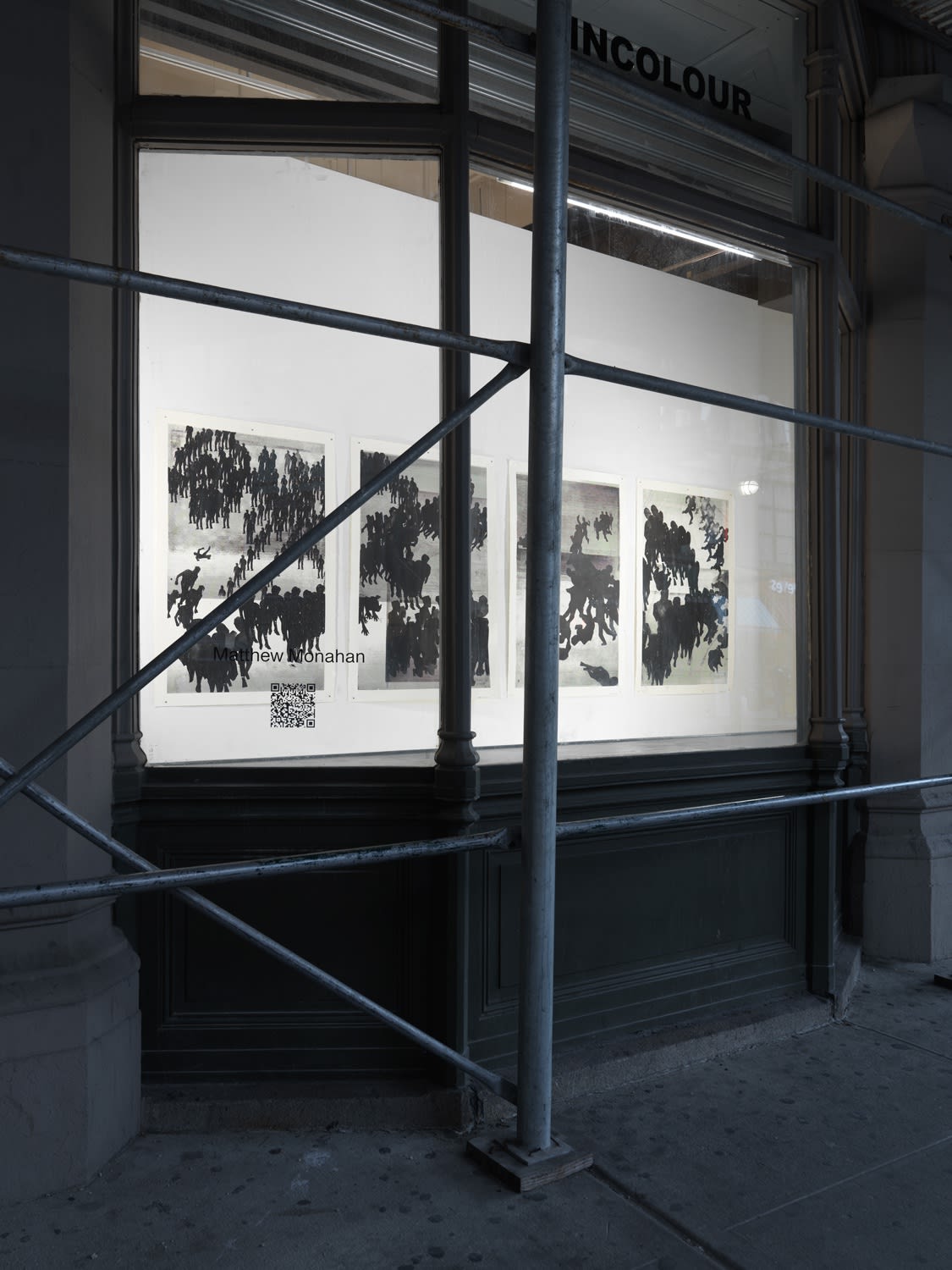 Installation view of Lara Schnitger and Matthew Monahan's WINDOW show. Another angle of WINDOW.
