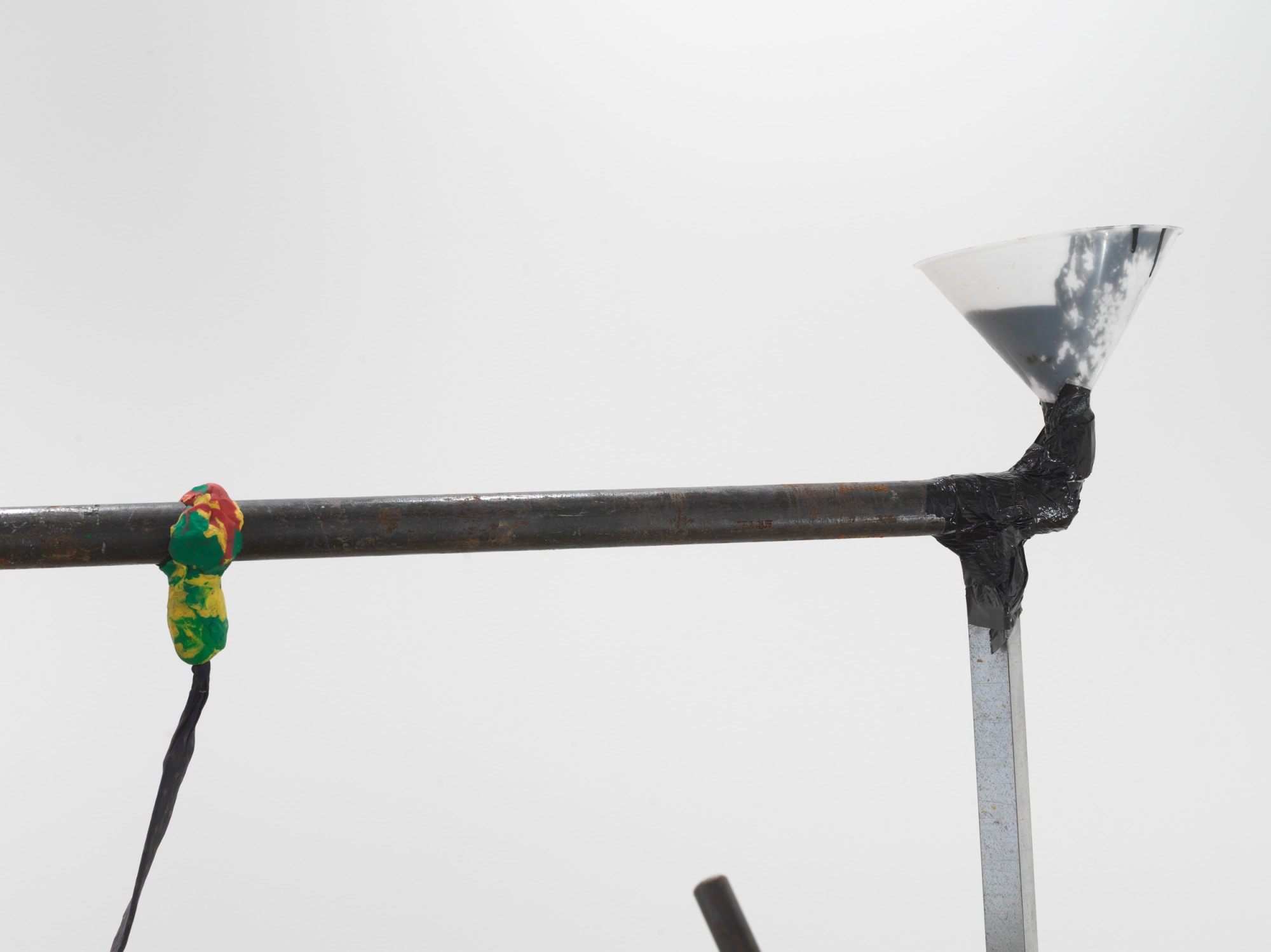 Installation view of John Bock's installation at WINDOW. Another angle/