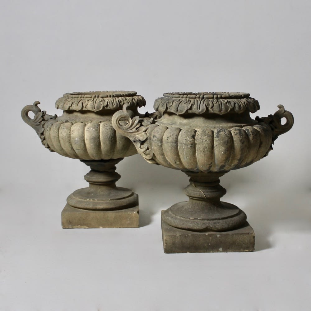 Pair Of Large James Pulham Garden Urns