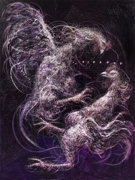 PARK YOUNG GEUN, A CHICKEN FIGHT, 2009