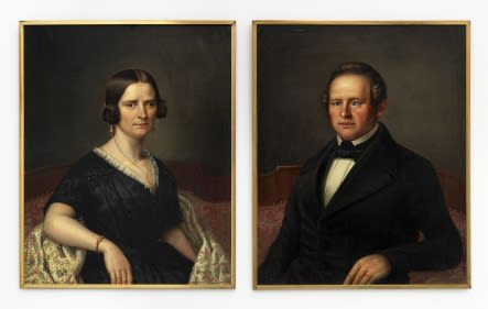 HANS PETER FELDMANN, CROSSED EYES PAINTINGS