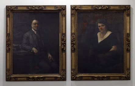 HANS PETER FELDMANN, UNTITLED (RED NOSE DOUBLE PORTRAIT)