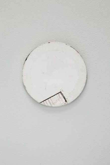 KARIN SANDER, MAILED PAINTING 6, NEW YORK - STUTTGART - BERLIN - DUSSELDORF - BERLIN - NEW YORK - BERLIN, 2006