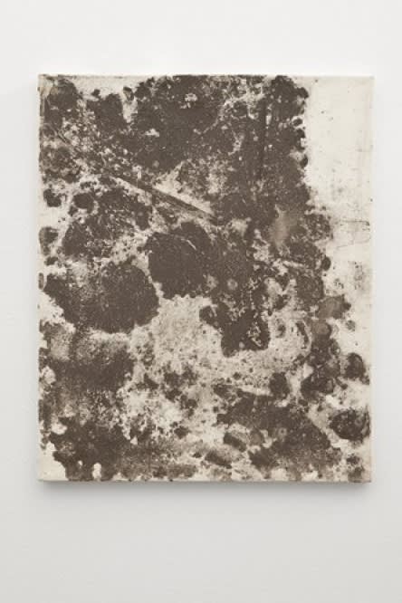 KARIN SANDER, PATINA PAINTING 48, SNOW MELT AT THE PARKING LOT, 2005