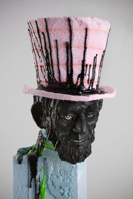 FOLKERT DE JONG, BLACK LINCOLN, PINK HAT, 2011