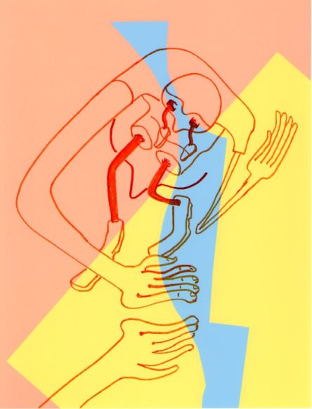 SIGMAR POLKE, VOLLMOND IM WIDDER (FULL MOON IN ARIES)