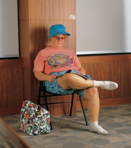 DUANE HANSON, FLEA MARKET VENDOR, 1990