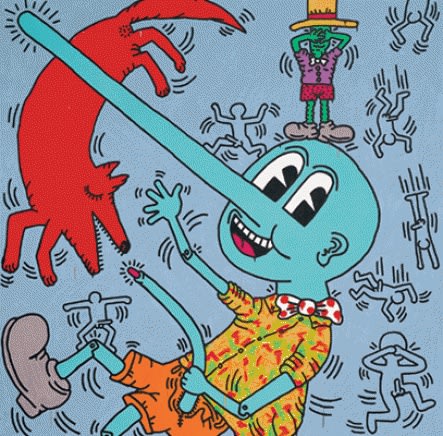 KEITH HARING, UNTITLED, 1984