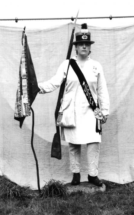 ALLISON SMITH, SELF-PORTRAIT AS MUSTERING OFFICER, 2004