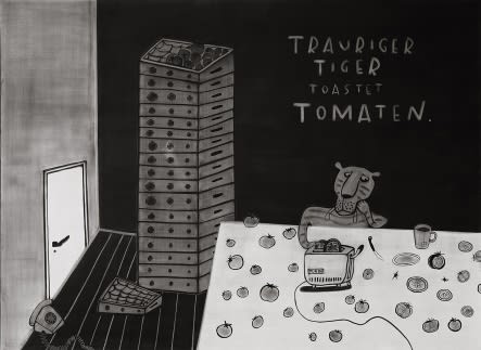 CI KIM, TRAURIGER TIGER TOASTET TOMATEN, 2006