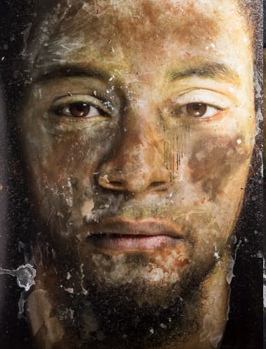 Ervin A. Johnson In Honor: Rudy, 2015 56 x 42 inches