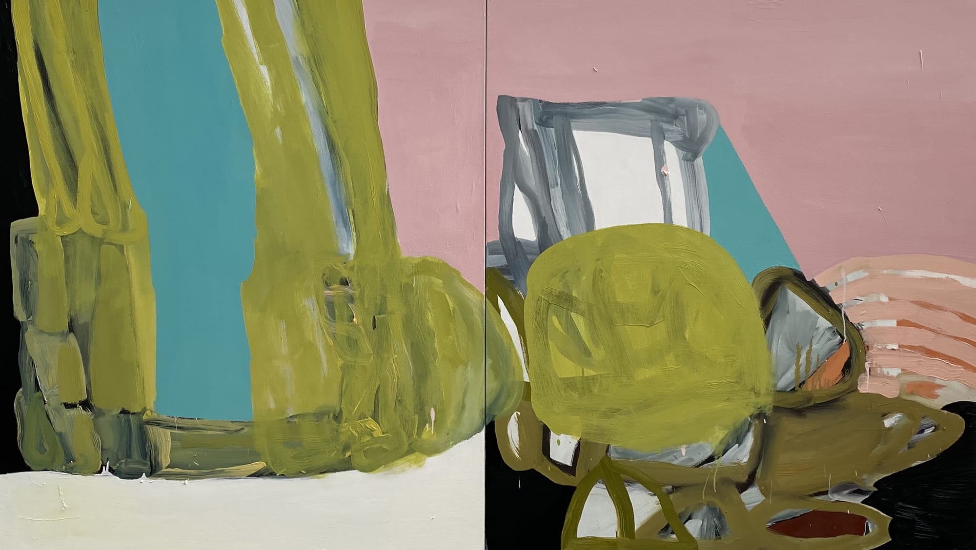 Henry Ward, 'Ambush' (dyptich), 2021