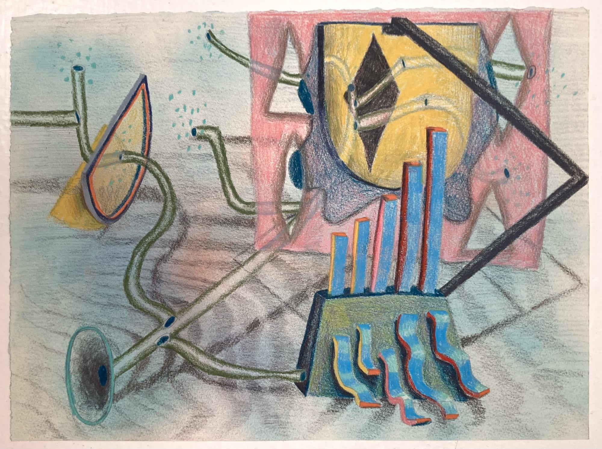 Rita Evans, I tried to get in the bath, but this bar chart got in the way, 2020