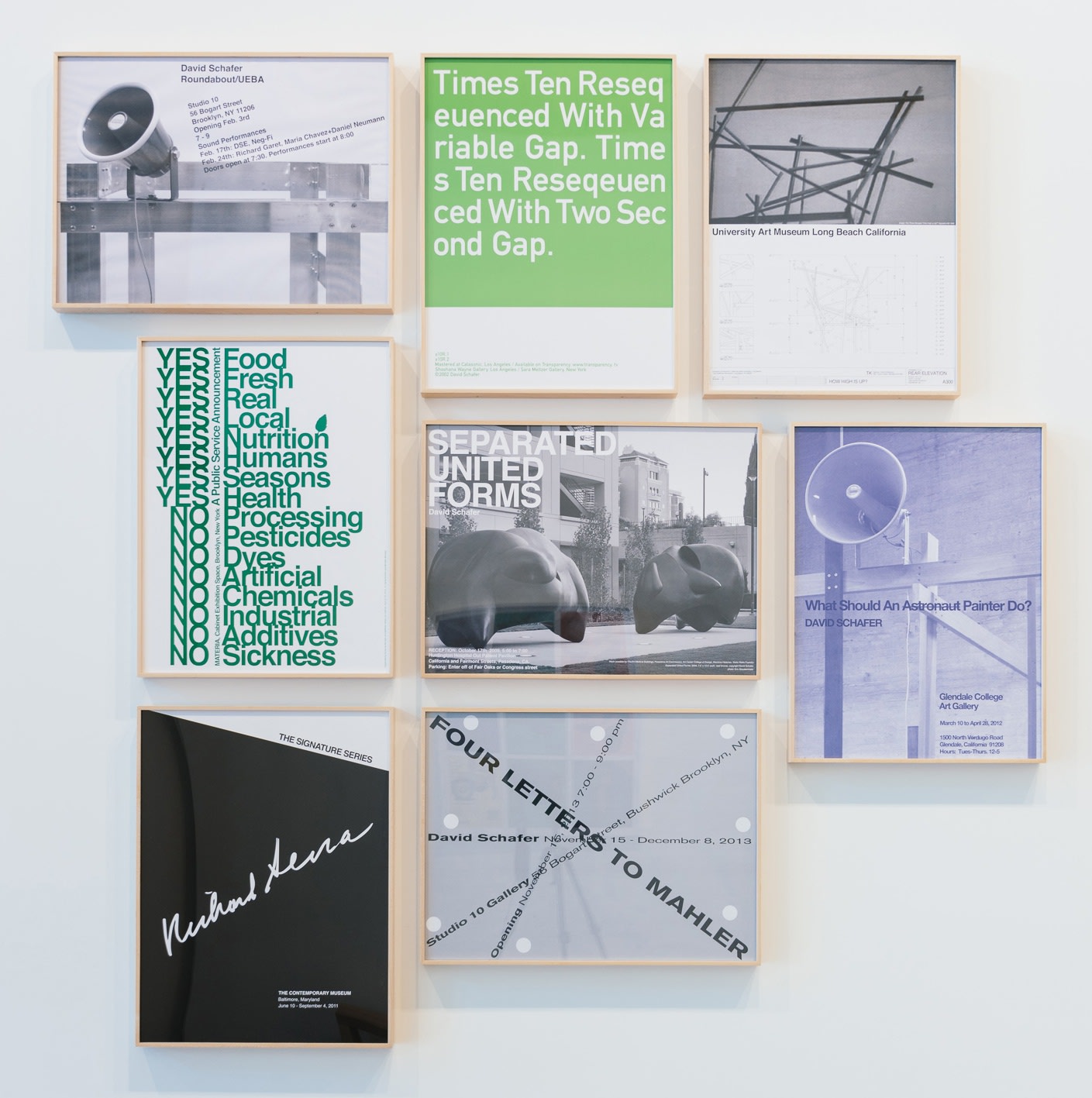 David Schafer: Models of Disorder