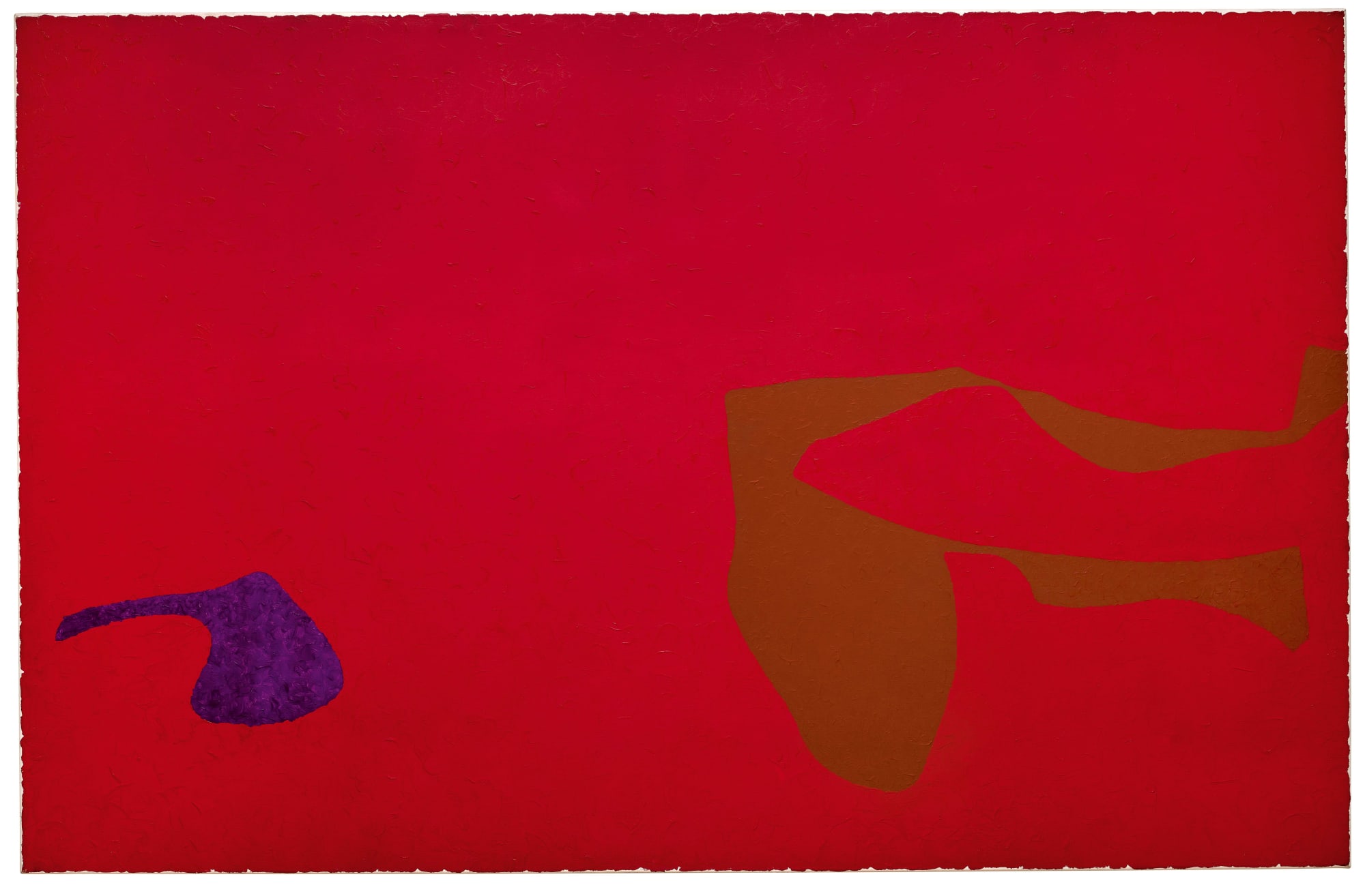 Dark Red with Brown and Violet : April 1975