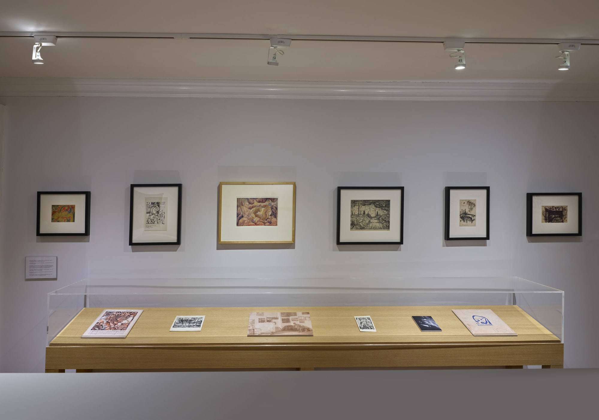 Installation view, Albert Bloch: Expressionist, 2022