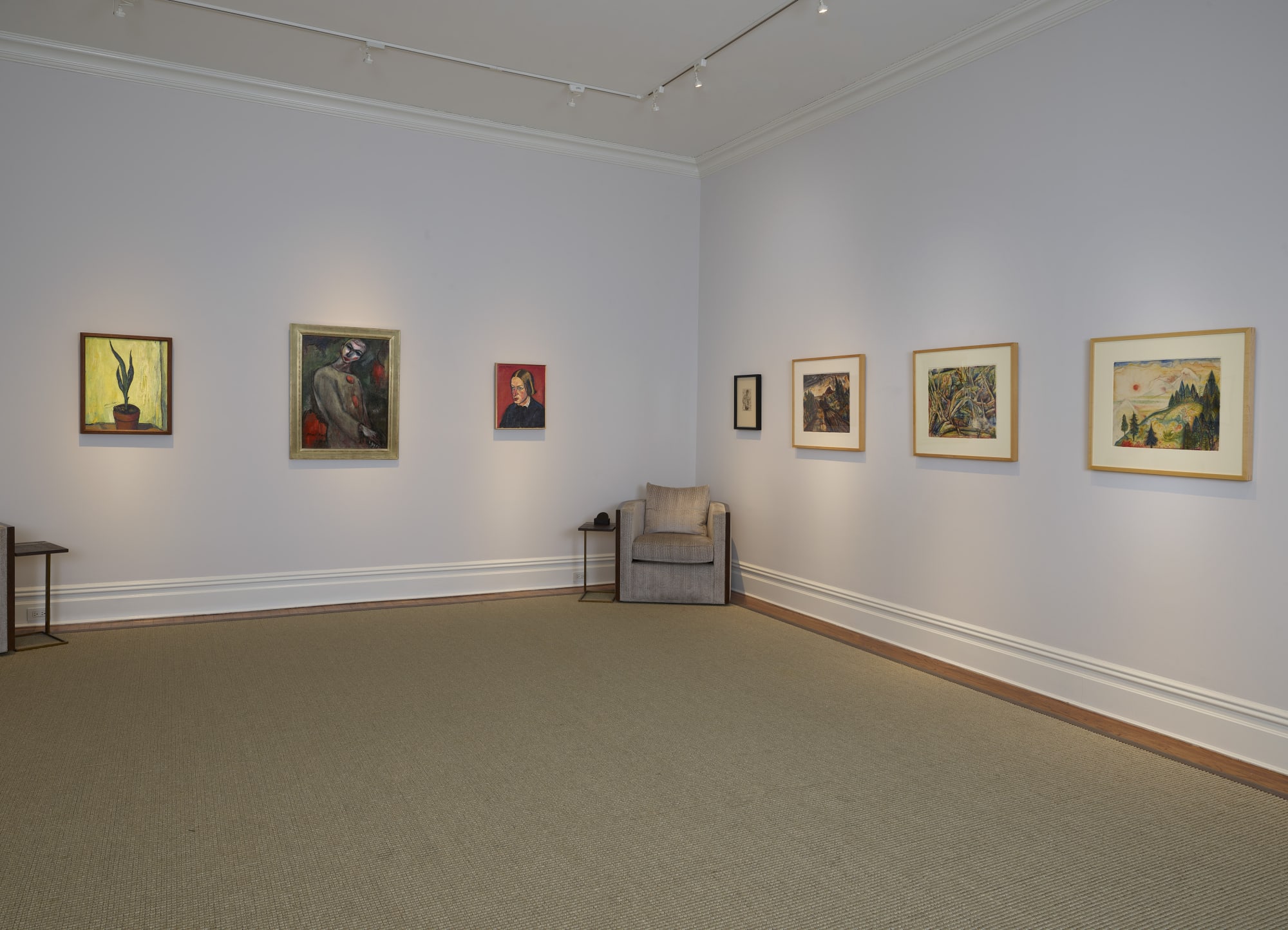 Installation view, Albert Bloch: Expressionist, 2022