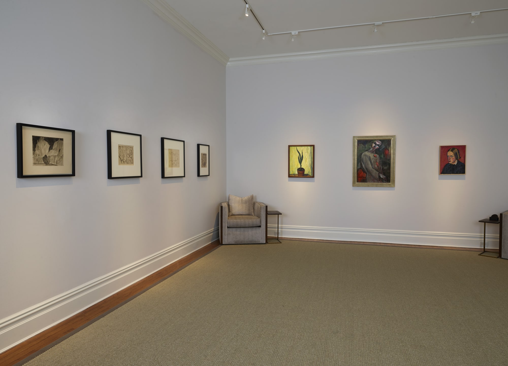 Installation view, Albert Bloch: Expressionist, 2022