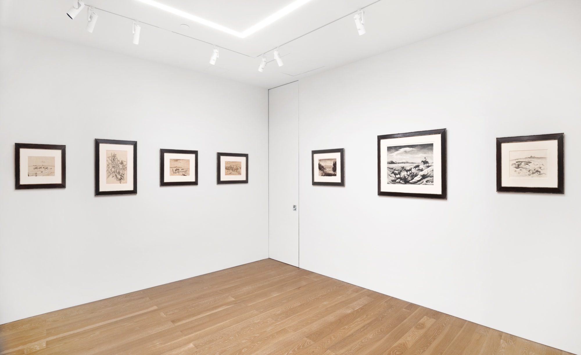 Thomas Hart Benton: Where Does The West Begin? installation image, photography credit: Olivia Divecchia