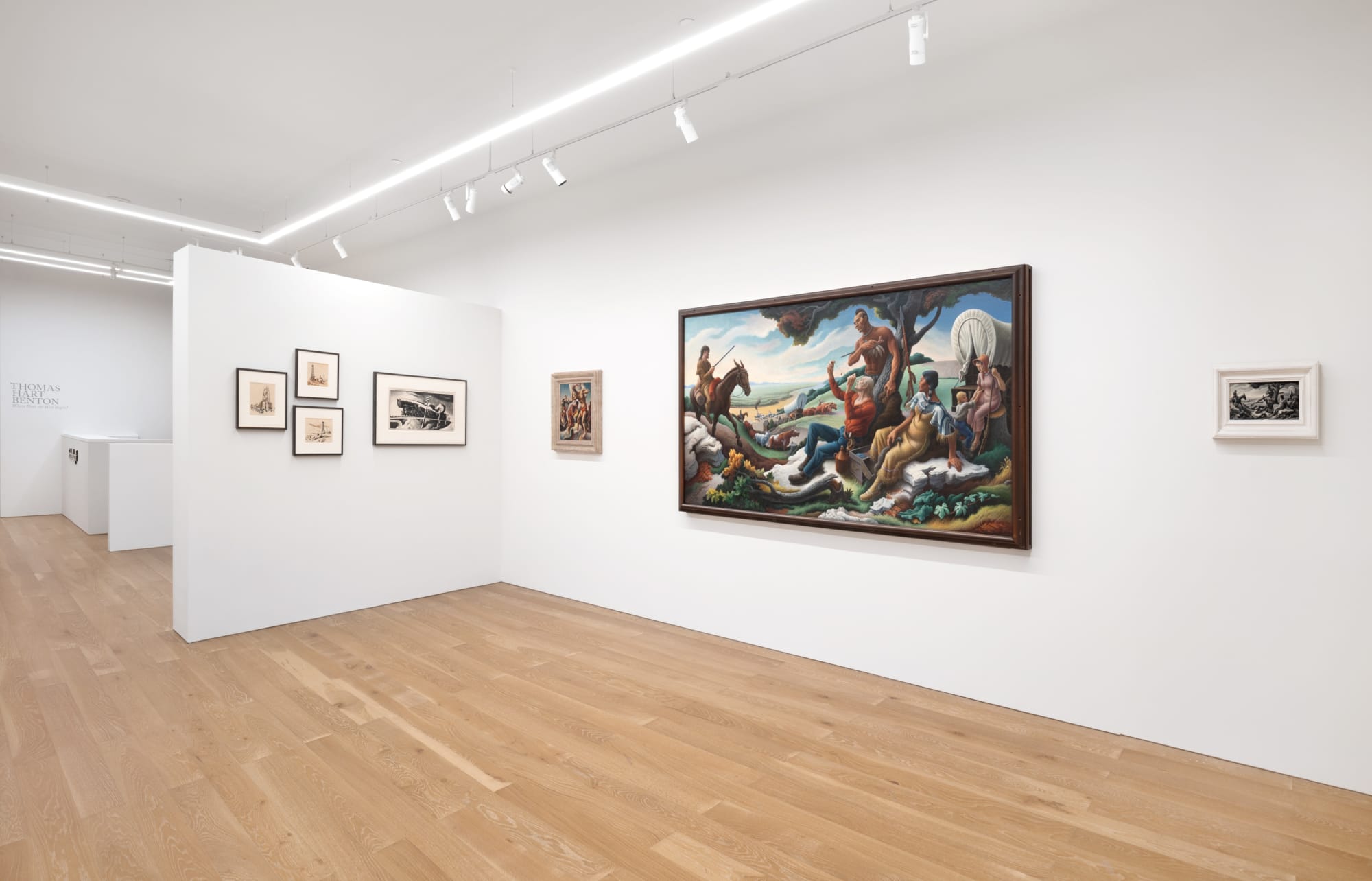 Thomas Hart Benton: Where Does The West Begin? installation image, photography credit: Olivia Divecchia