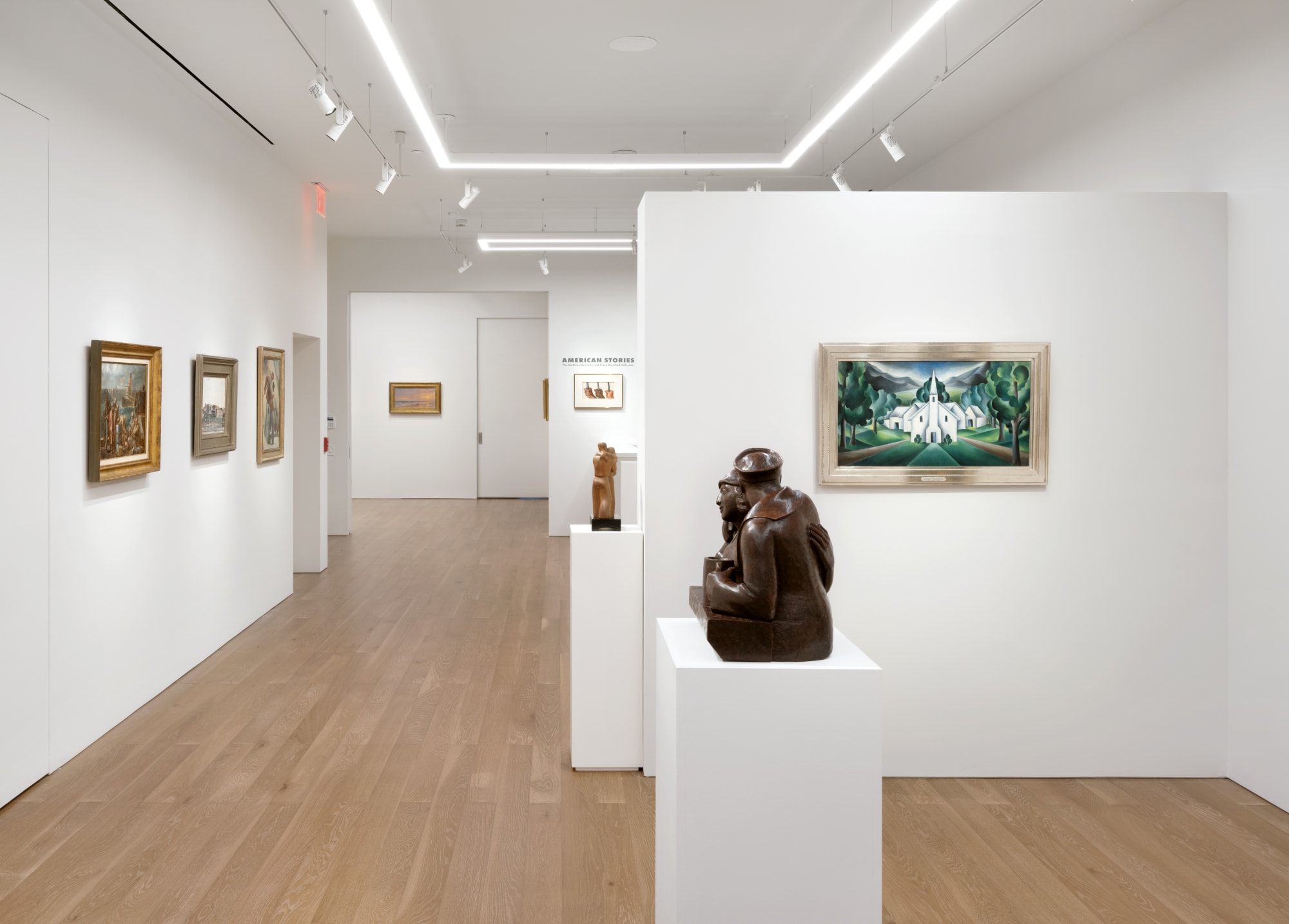 American Stories: The Kathleen Kennedy and Frank Marshall Collection installation image, photography credit: Olivia Divecchia