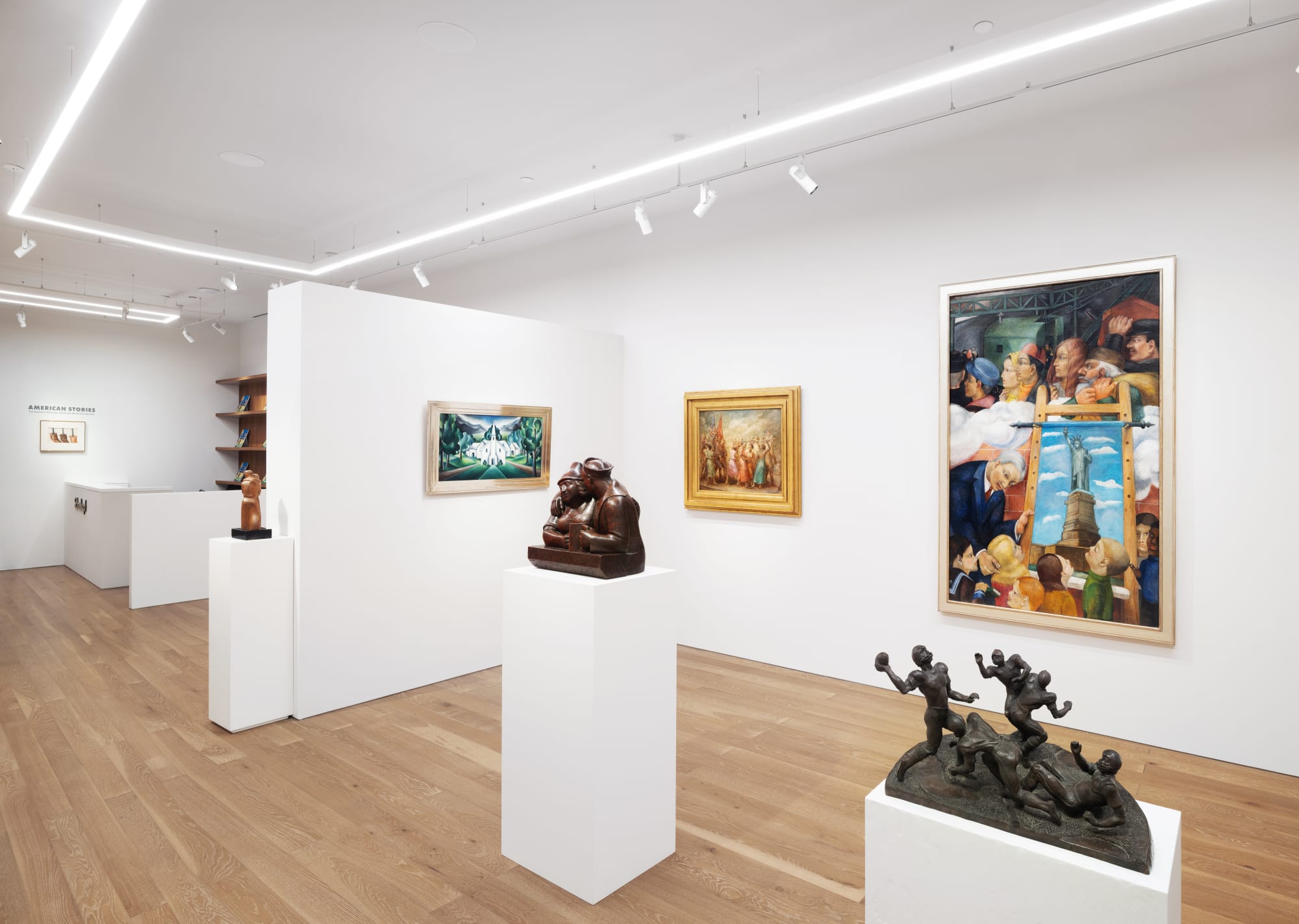 American Stories: The Kathleen Kennedy and Frank Marshall Collection installation image, photography credit: Olivia Divecchia