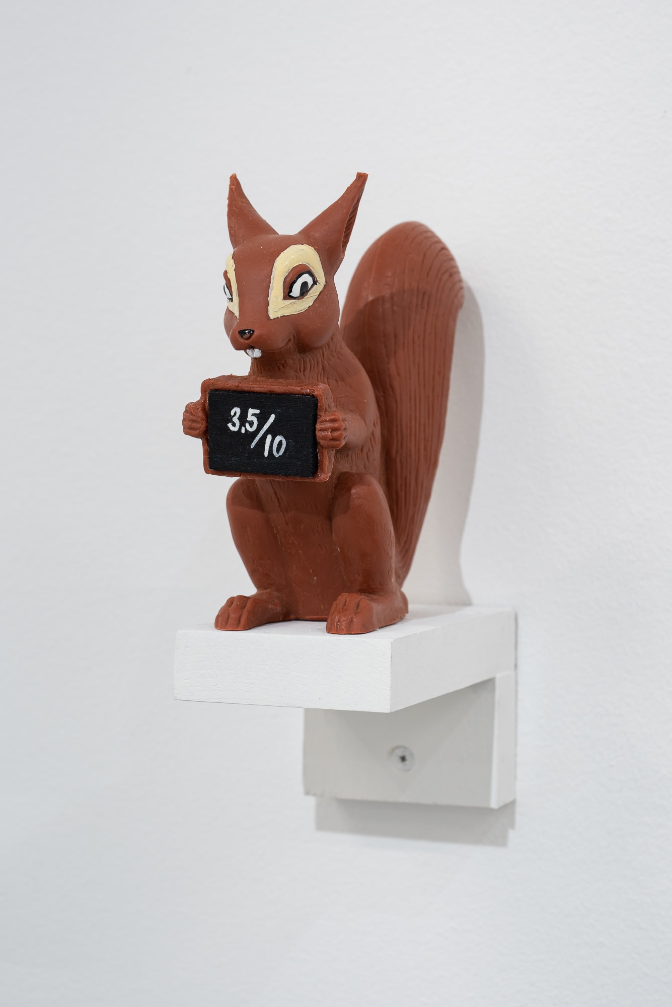 Lindsey White Naysayers, 2021 resin cast squirrel unique