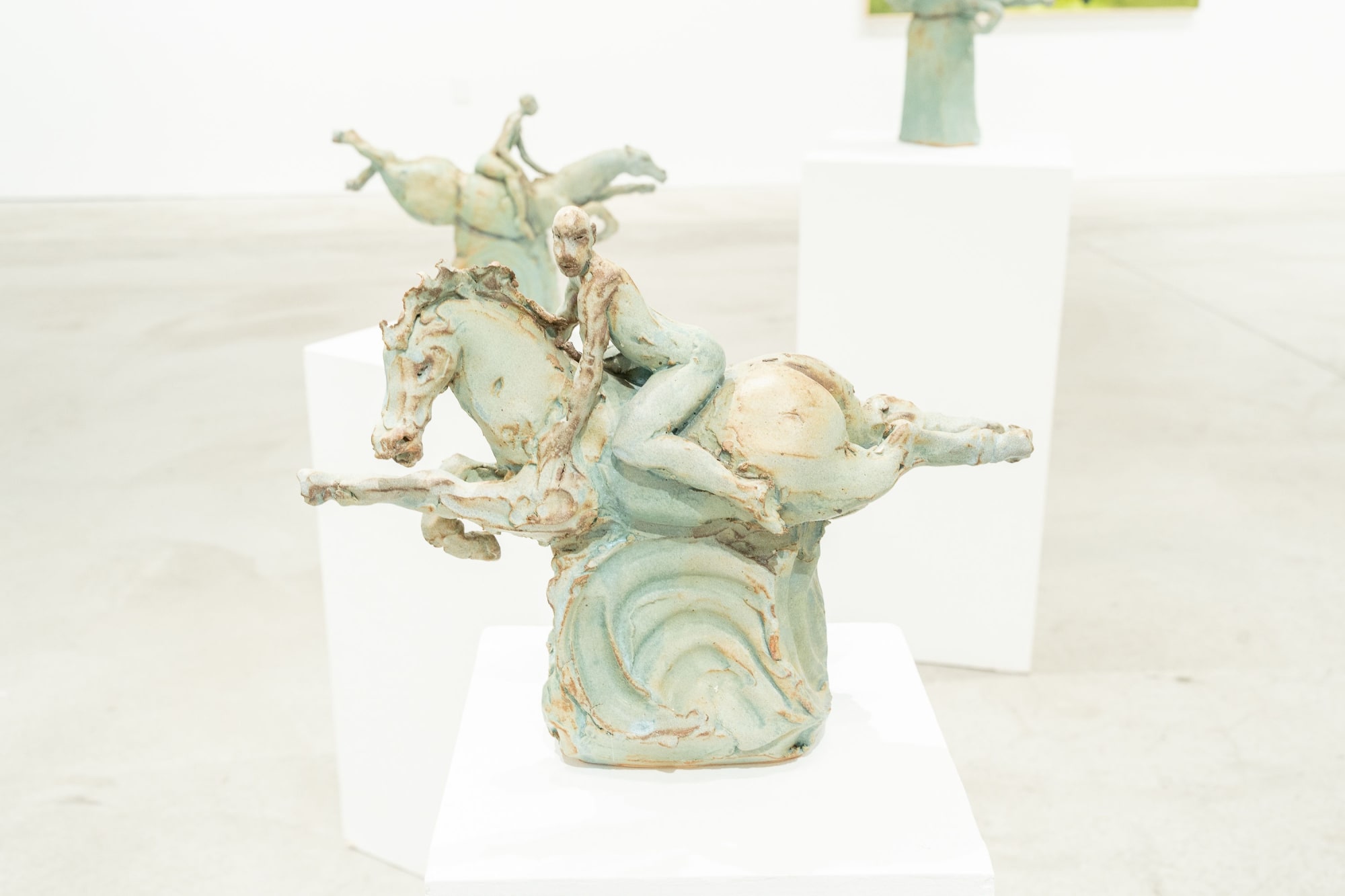 Susannah Israel Jump, 2017 Stoneware with celadon glaze