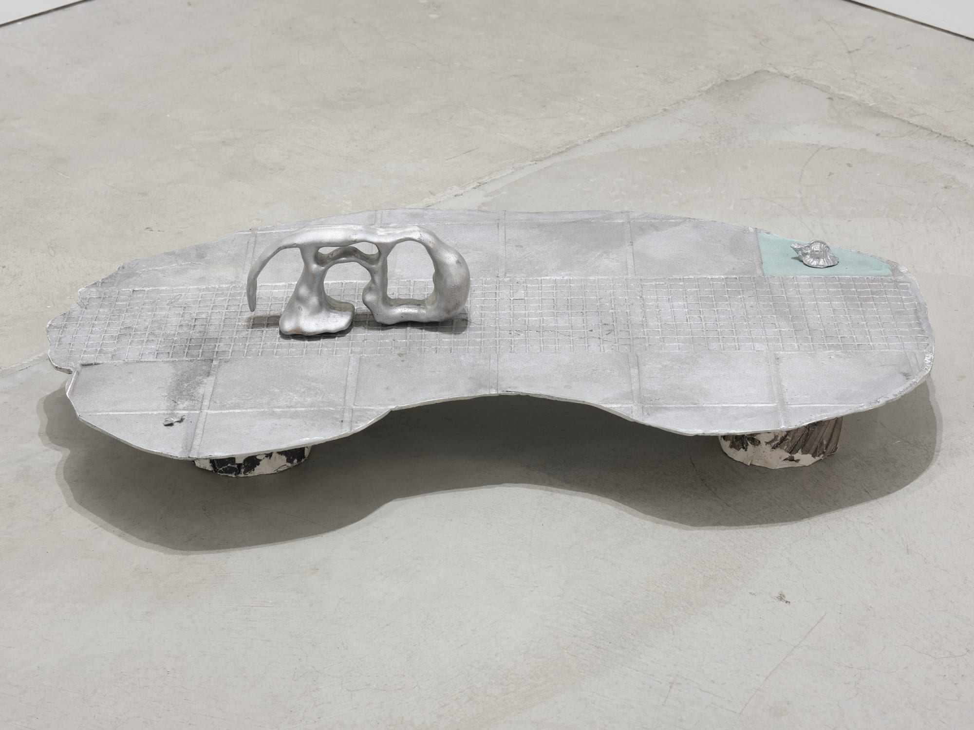 Sophronia Cook Long Play Contemporary Aluminum, plaster, resin, and tape 31 x 18 x 9 inches