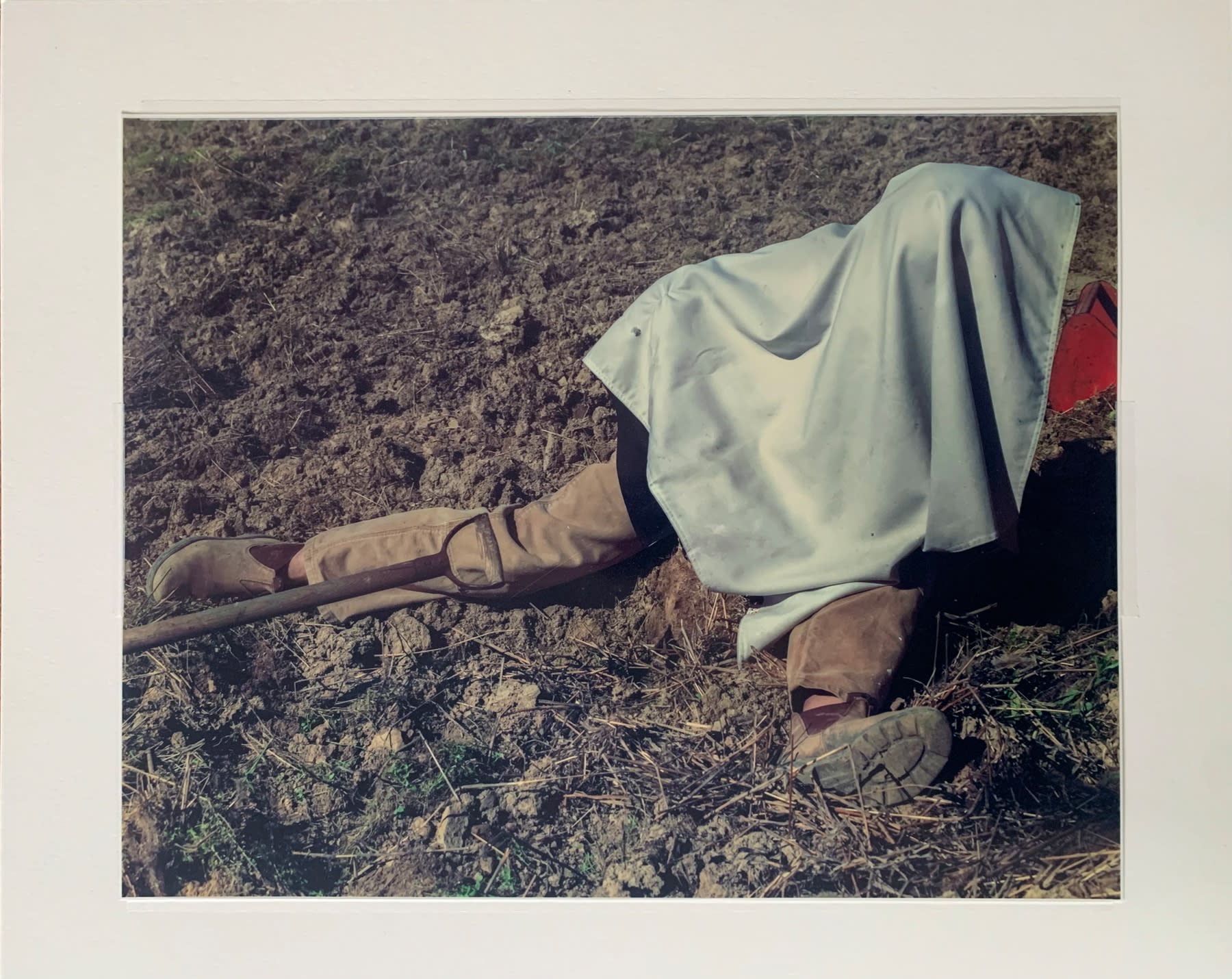 Raymond Meeks Givenness 5024, 2022 Color pigment on transparency 12 x 15.25 inches