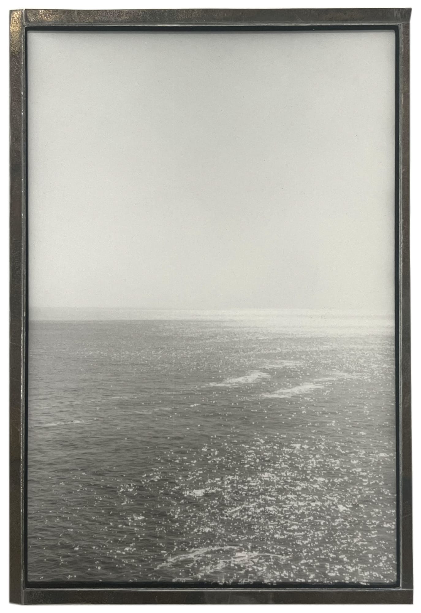 Sean McFarland Untitled (ocean double), 2019-2021 Silver gelatin print, elemental silver 8 ½ x 10 inches