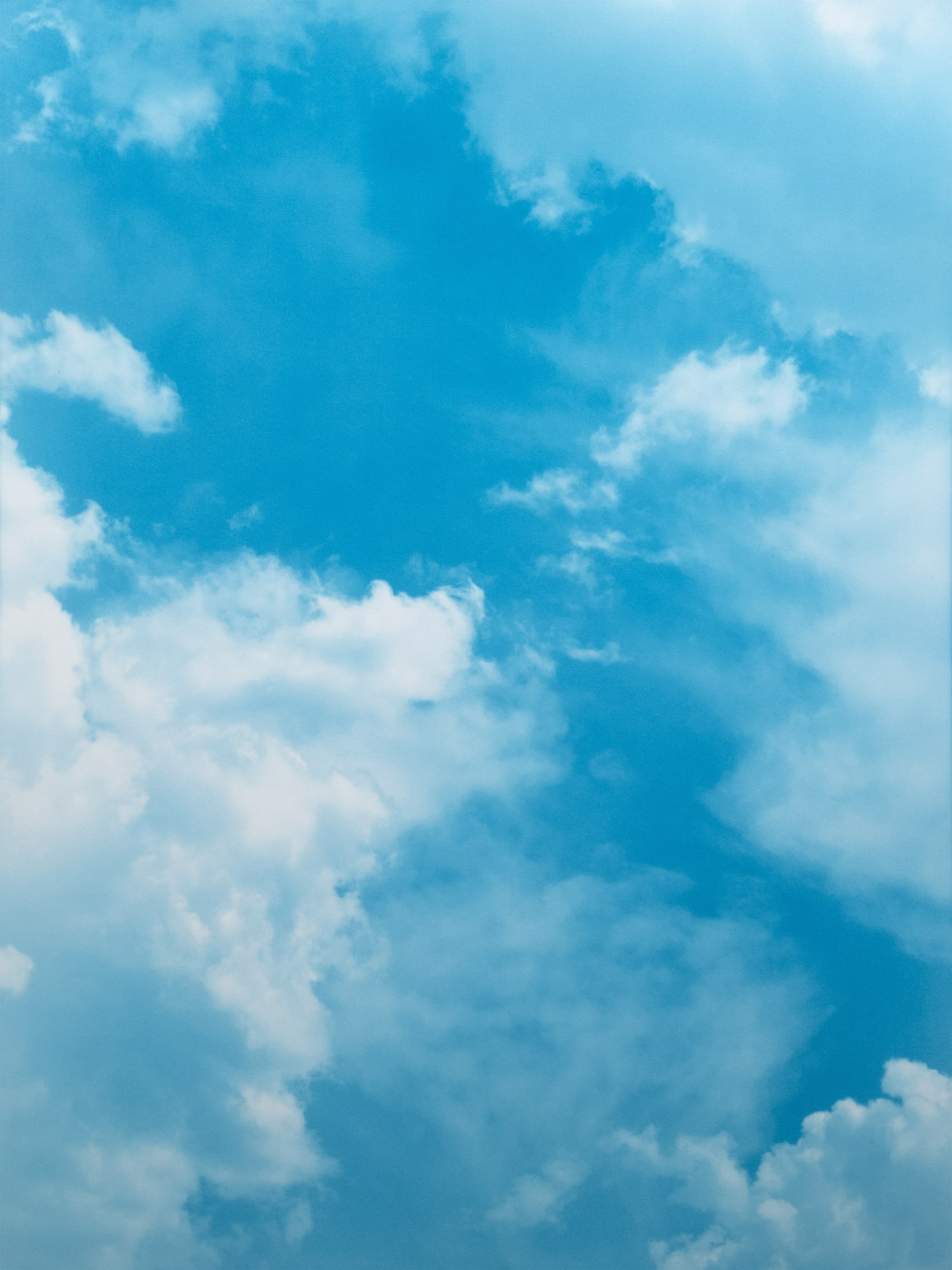 Sean McFarland Untitled (4.5 billion years a lifetime, clouds #1-22), 2022 Cyanotype 21 x 28 inches Ed 1/5