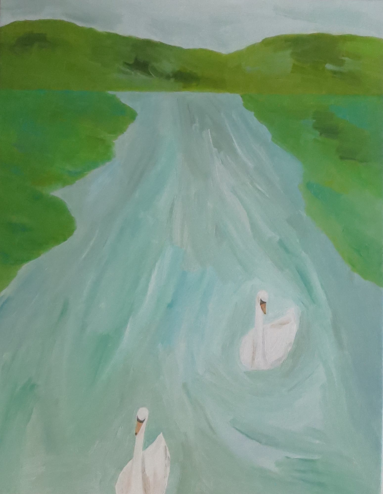 Yuko Murata, bohemians (green river), 2014