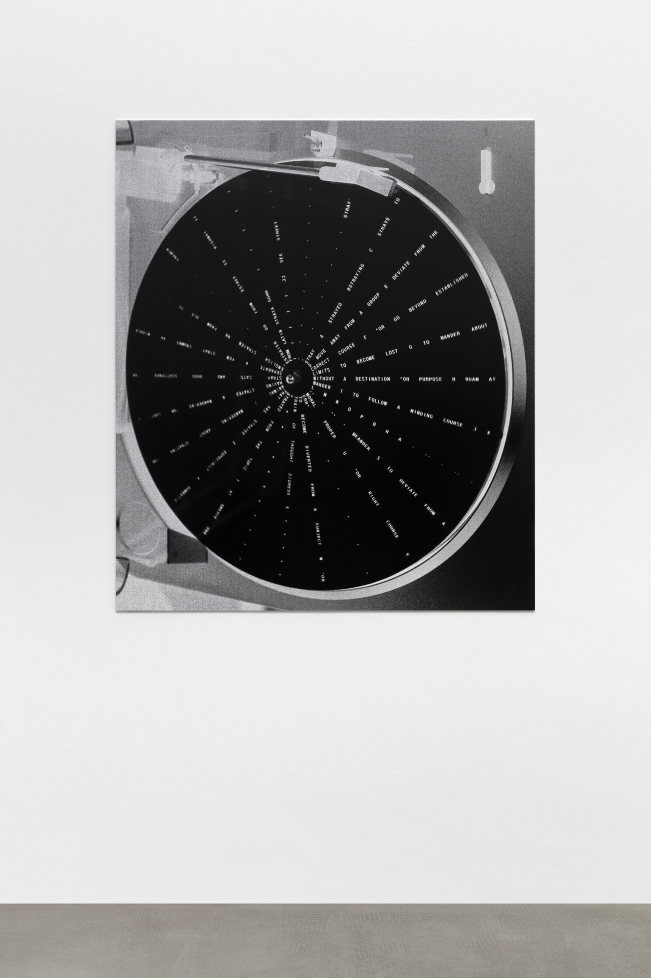 Shannon Ebner, STRAYER, 2018