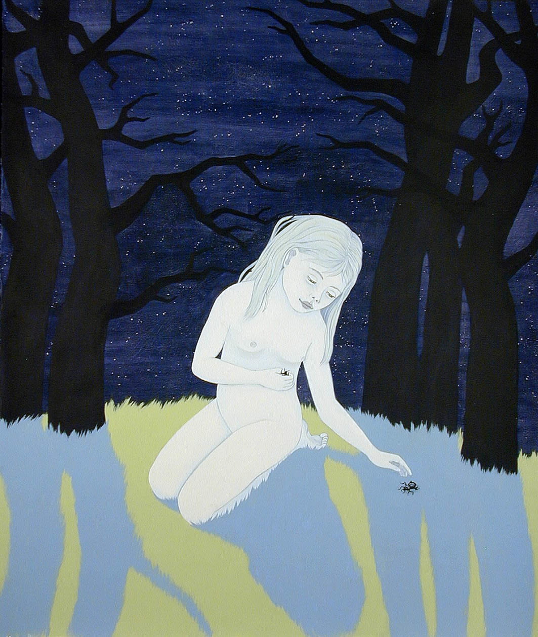 Ophelia, 2006 acrylic on paper 62 x 52 inches