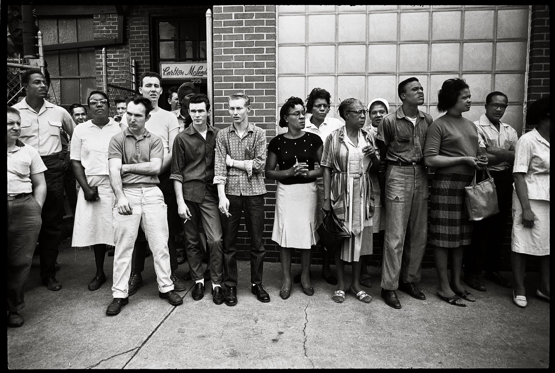 Steve Schapiro Montgomery Onlookers, 1965