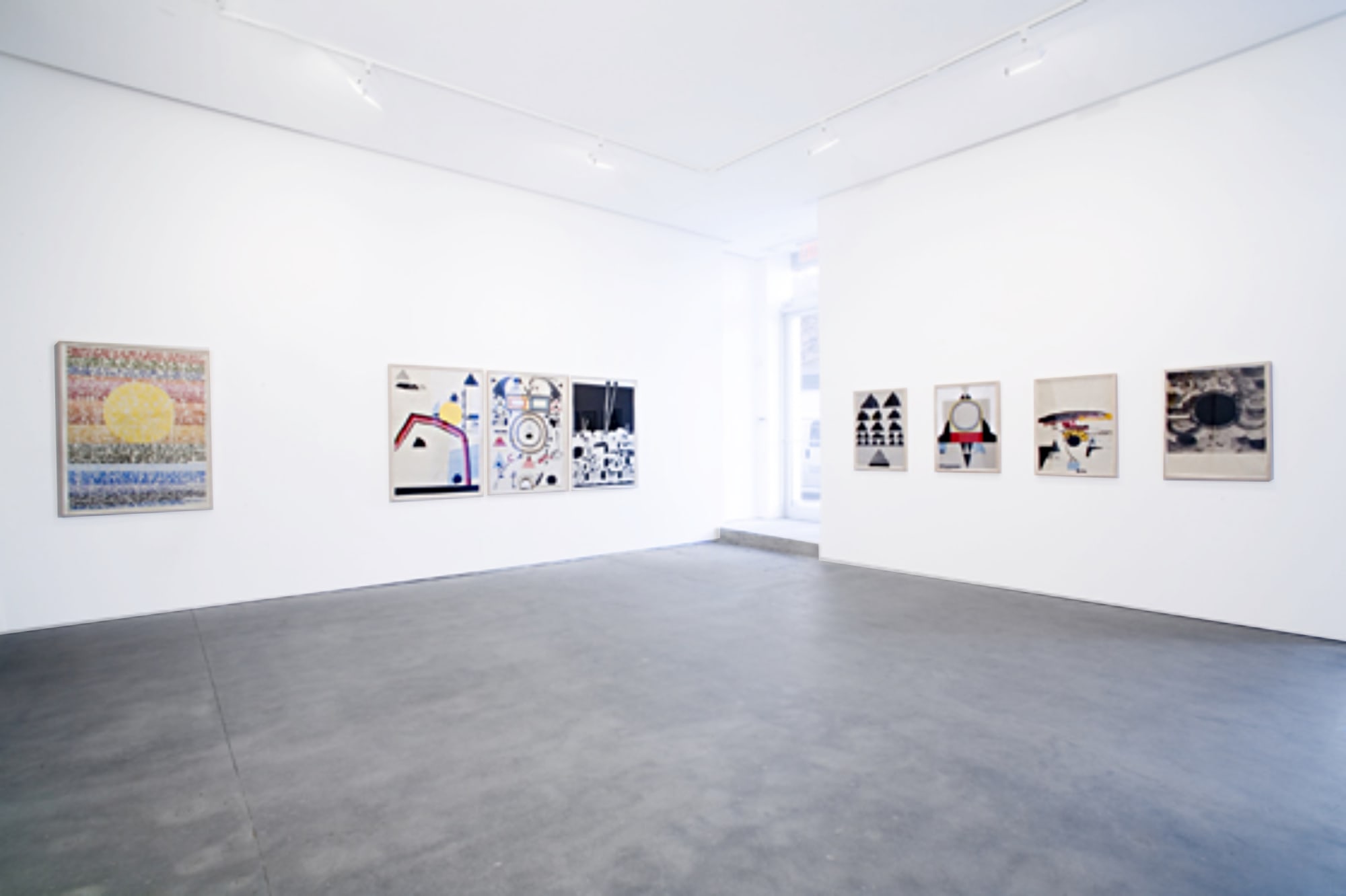 Installation view from Shaun O'Dell exhibition at Susan Inglett Gallery
